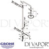 Grohe Rainshower System 210 Shower System Diverter Spares